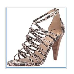 Vince Camuto AMELLIS HEELED SANDAL snake print Size 9.5 M